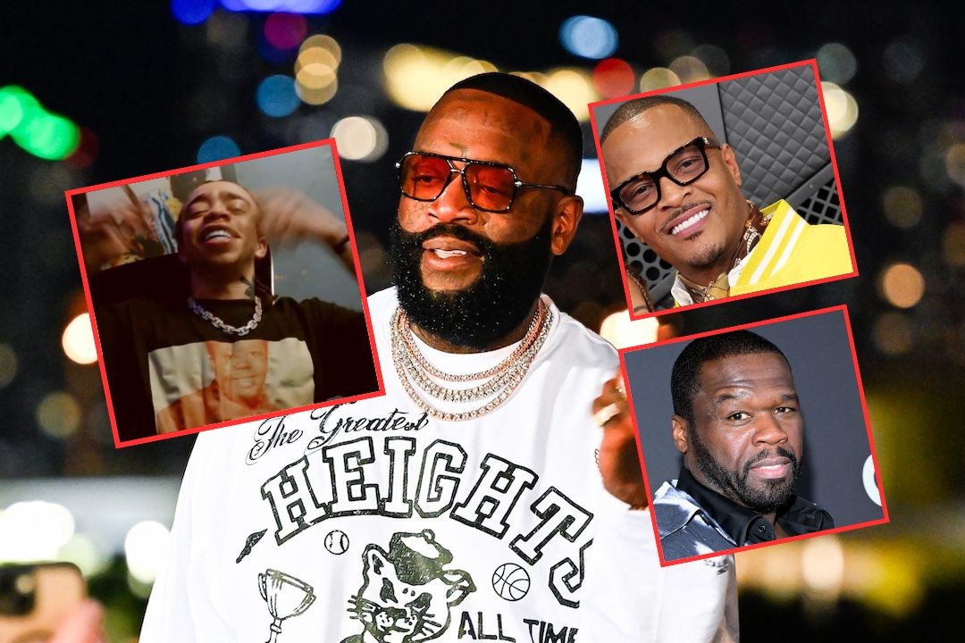 Rick Ross Enters 50 Cent, T.I. Beef With a Request for a T-Shirt